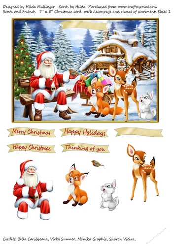 SANTA AND FRIENDS