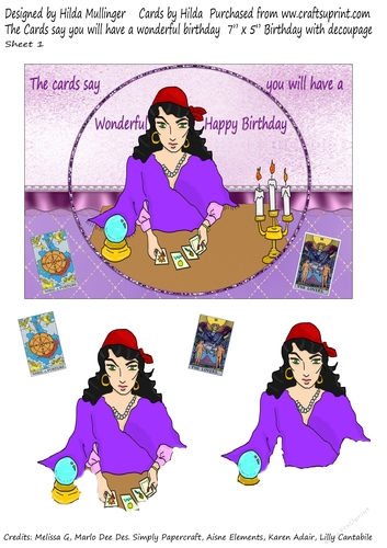 The cards say you will have a wonderful birthday
