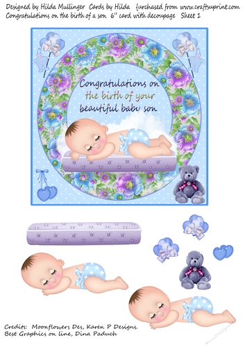 CONGRATULATIONS ON THE BIRTH OF A SON