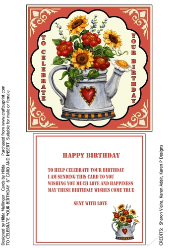 TO CELEBRATE YOUR BIRTHDAY