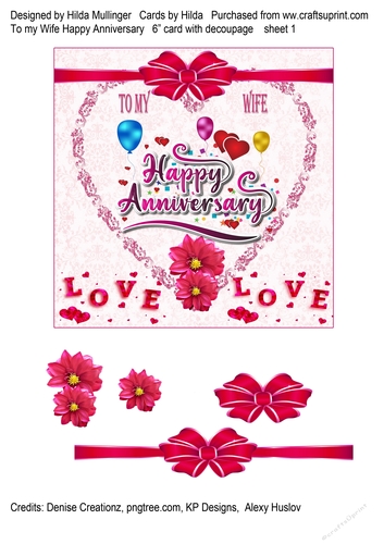 TO MY WIFE  HAPPY ANNIVERSARY