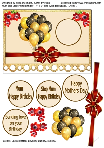 MUM AND STEP MUM BIRTHDAY