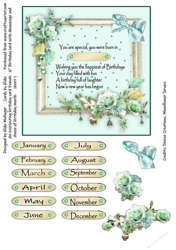 An everlasting Birthday card  Female