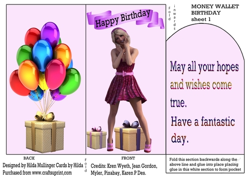 MONEY WALLET BIRTHDAY