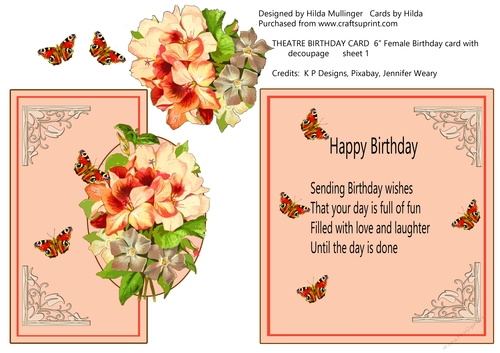 THEATRE BIRTHDAY CARD