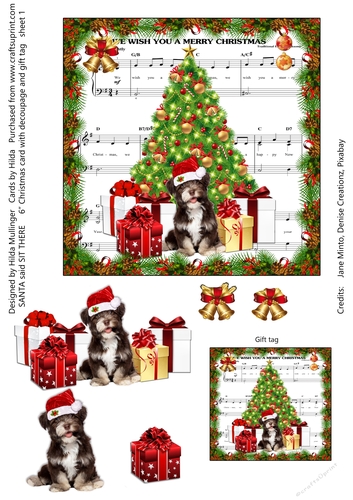 SANTA said  SIT THERE