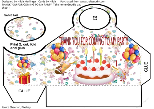 THANK YOU FOR COMING TO MY PARTY