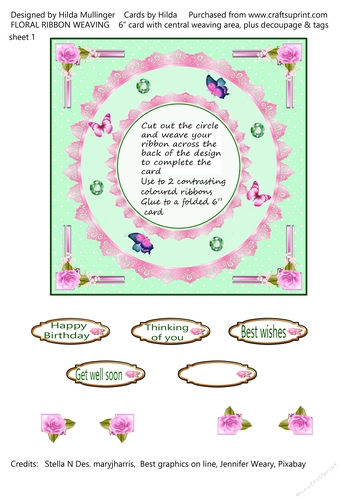 FLORAL RIBBON WEAVING
