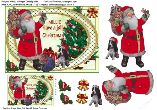 HAVE A JOLLY CHRISTMAS MILLIE