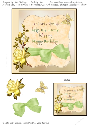 A SPECIAL LADY MUM BIRTHDAY 1