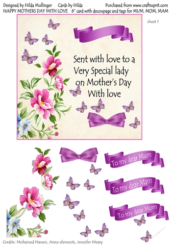 HAPPY MOTHERS DAY WITH LOVE