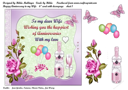HAPPY ANNIVERSARY TO MY WIFE