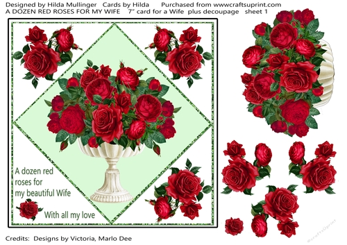 A DOZEN ROSES FOR MY WIFE