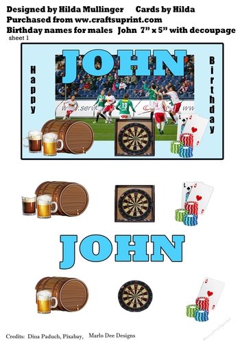 BIRTHDAY NAMES FOR MALES JOHN