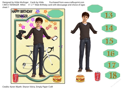 I AM A TEENAGER  MALE