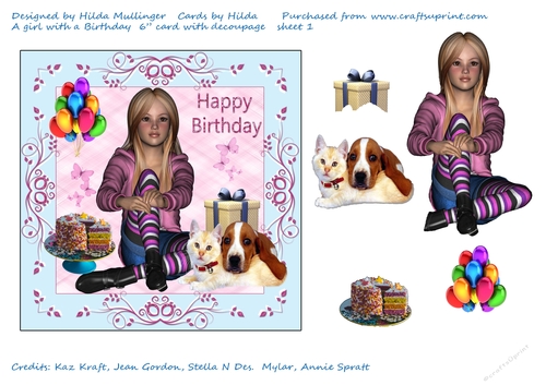 A GIRL WITH A BIRTHDAY