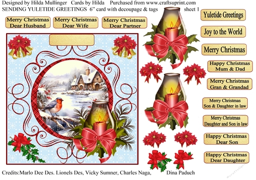SENDING YULETIDE GREETINGS