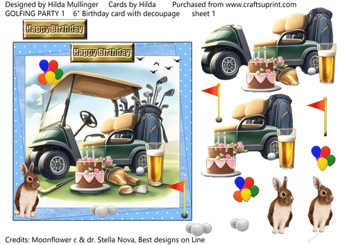 Golfing party 1
