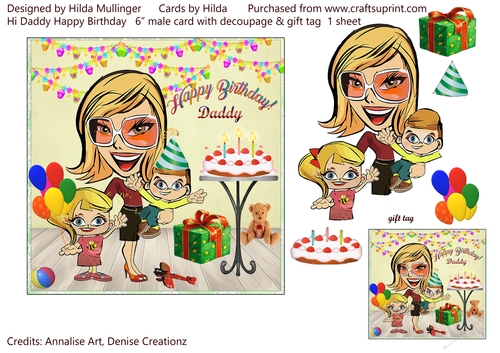 HI DADDY  HAPPY BIRTHDAY