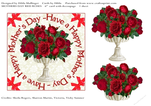 MOTHERS DAY RED ROSES