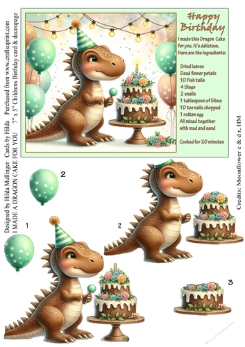 I MADE A DRAGON CAKE FOR YOU