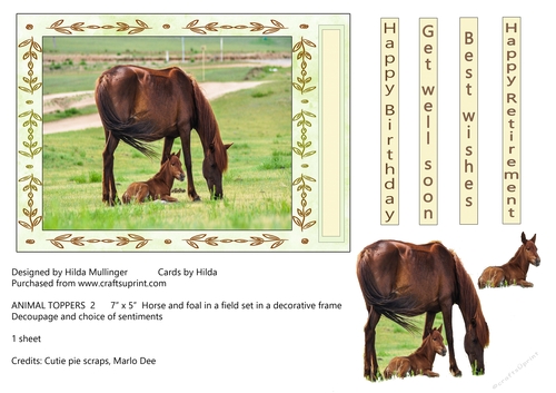 ANIMAL TOPPERS  2