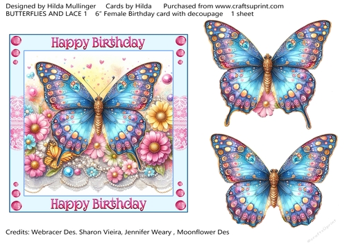 BUTTERFLIES AND LACE 1