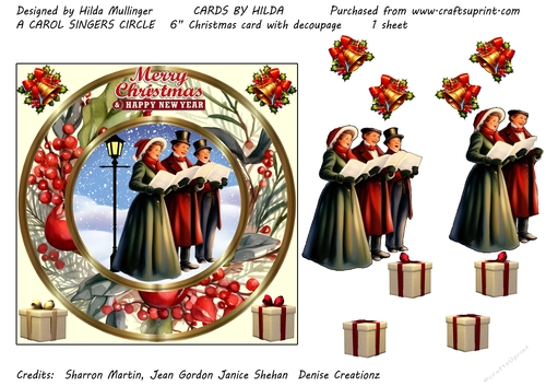 A CAROL SINGERS CIRCLE