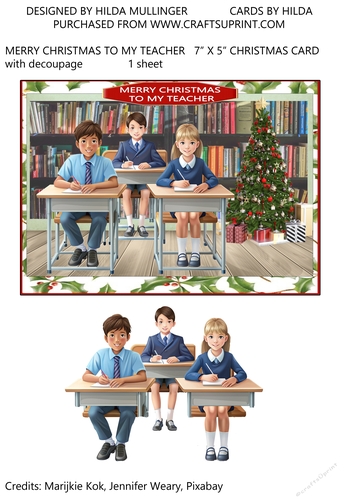 MERRY CHRISTMAS TO MY TEACHER