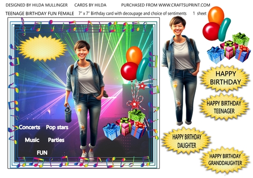 TEENAGE BIRTHDAY FUN FEMALE
