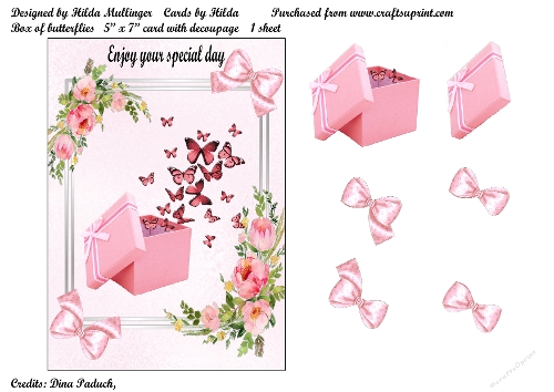 BOX OF BUTTERFLIES