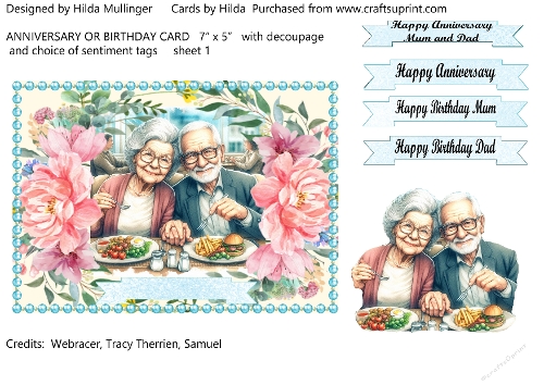 ANNIVERSARY OR BIRTHDAY CARD