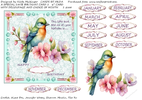 A SPECIAL DATE BIRTHDAY CARD 1