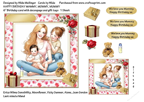 HAPPY BIRTHDAY MAMMY, MOMMY, MUMMY