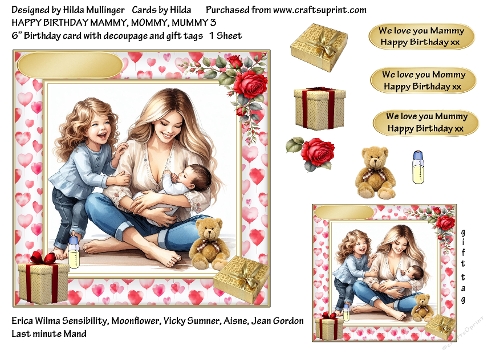 HAPPY BIRTHDAY MAMMY, MOMMY, MUMMY 3