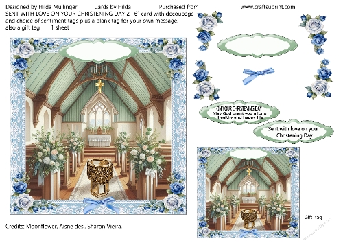 SENT WITH LOVE ON YOUR CHRISTENING DAY  2