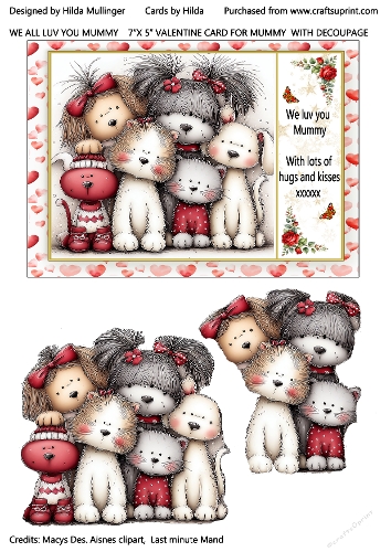 WE ALL LUV YOU MUMMY