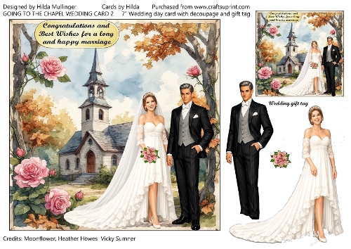 GOING TO THE CHAPEL WEDDING CARD  2
