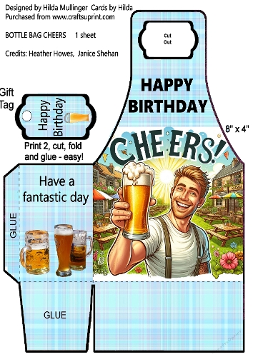 BOTTLE BAG CHEERS