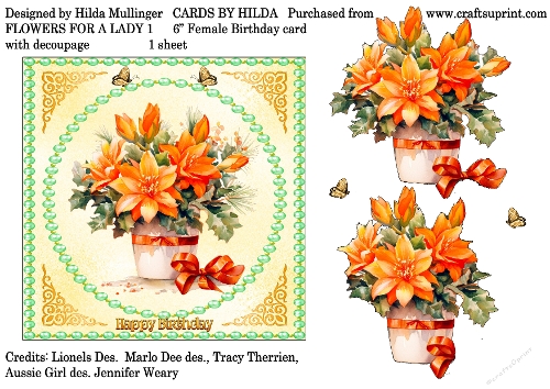 FLOWERS FOR A LADY 1