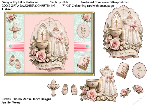GODS GIFT A DAUGHTERS CHRISTENING 1