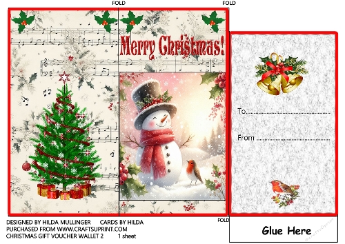 CHRISTMAS GIFT VOUCHER WALLET 2