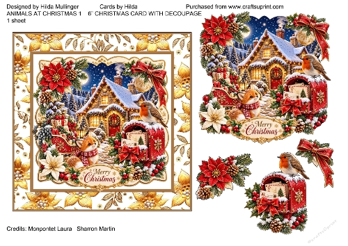 ANIMALS AT CHRISTMAS 1