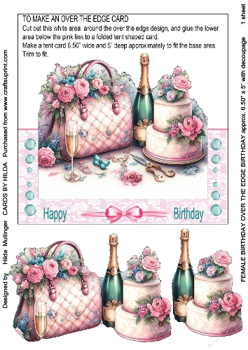 FEMALE BIRTHDAY OVER THE EDGE BIRTHDAY