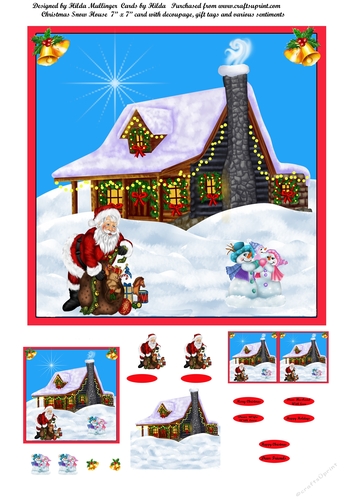 Christmas Snow House