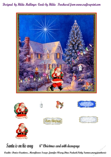 Santa is on his way
