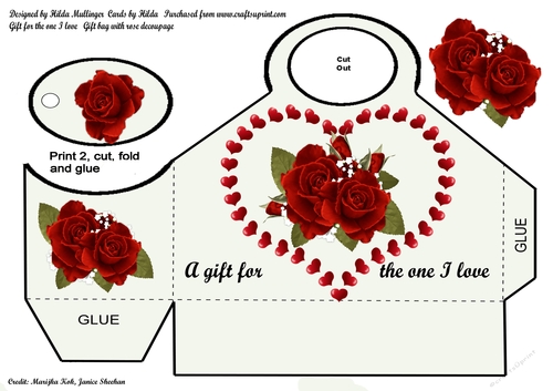 Gift for the one I love   Gift bag