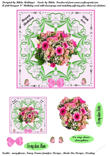 A pink bouquet