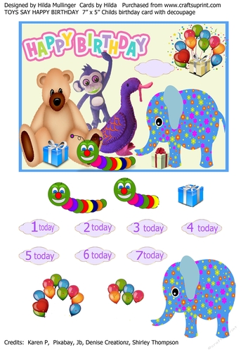 TOYS SAY HAPPY BIRTHDAY