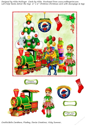 LETS HELP SANTA DELIVER THE TOYS
